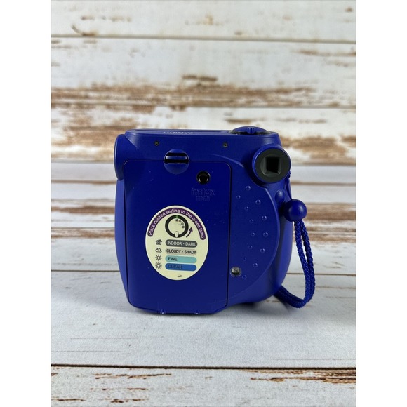 FUJIFILM Instax Mini 7S Blue Instant Film Camera FILM TESTED WORKS - Picture 3 of 5